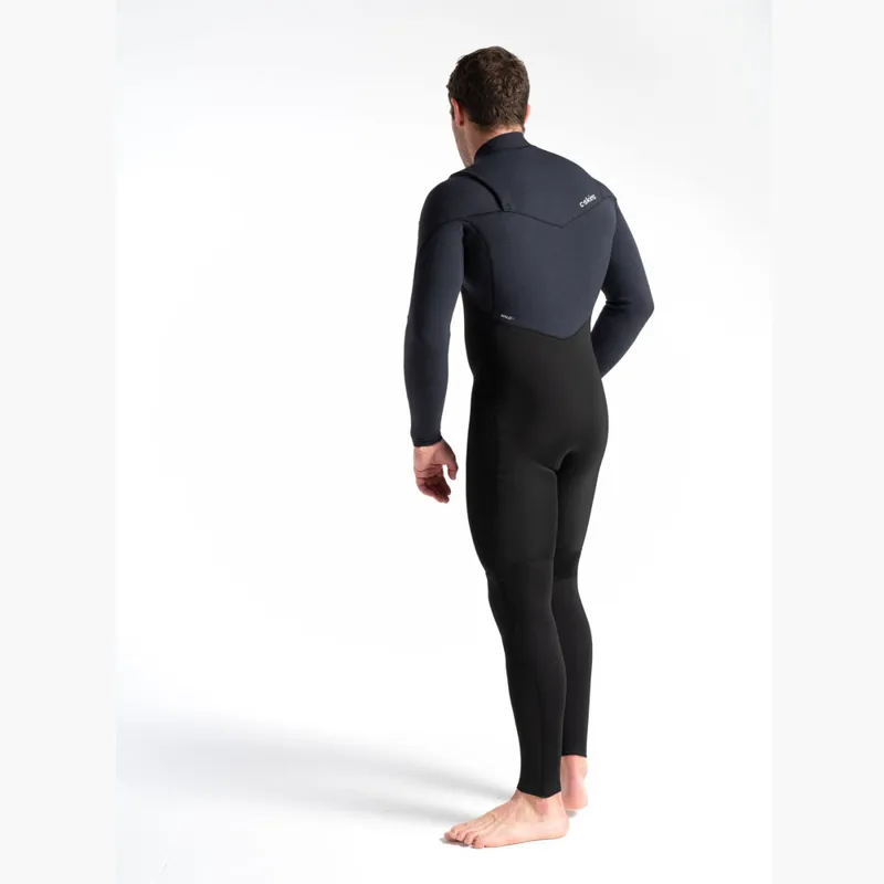 C-Skins Mens Rewired 3/2 Chest Zip Wetsuit Black-3